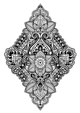 BW Mandala Paisley 03