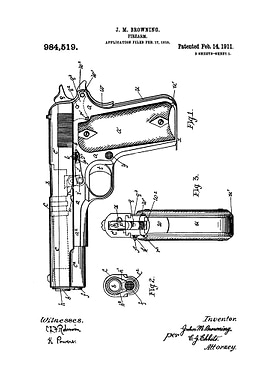 1911 Firearm - Patent