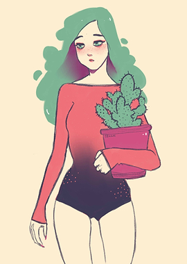 Cactus girl