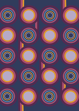 retro pattern circles 3