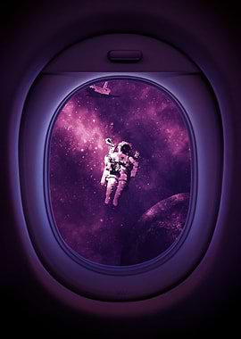Astronaut on your window