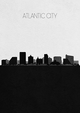 Atlantic City Skyline