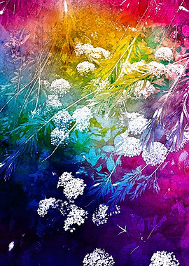 Flower pattern wallpaper