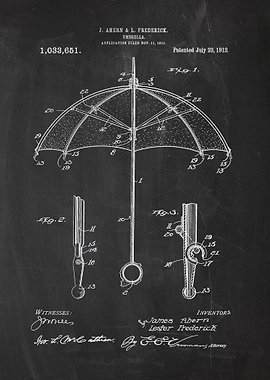 1911 Umbrella - Patent