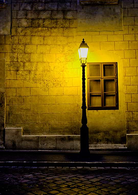 Budapest by lamplight