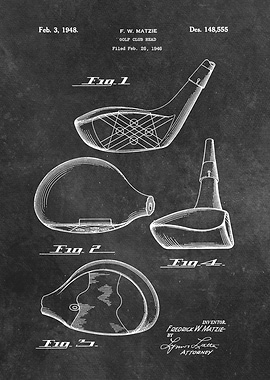 Matzie Golf Club Head 1948