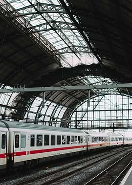 Trainstation in Amsterdam
