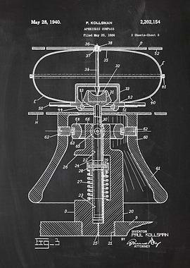 1936 Aperiodic Compass
