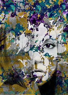 Composition Female face