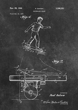 patent Sakwa Skateboard br