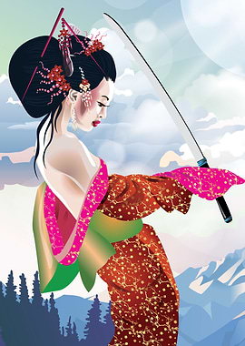 geisha warrior