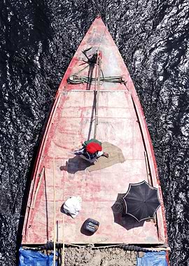 A long journey by boat