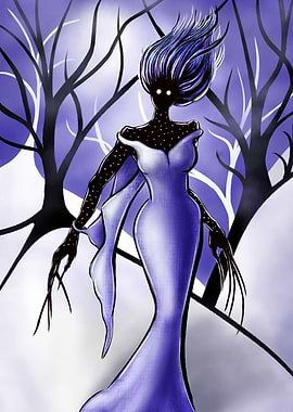 Creepy monster woman