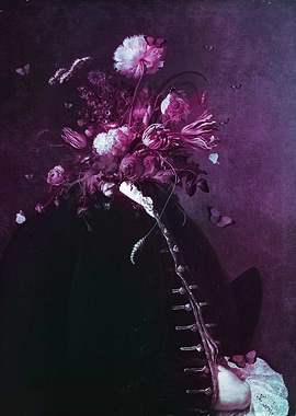 flower facade - pink