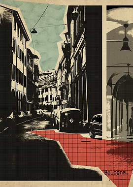 stylish retro postcard 1