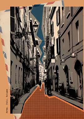 stylish retro postcard 7