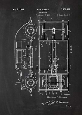 1932 Automobile-Patent