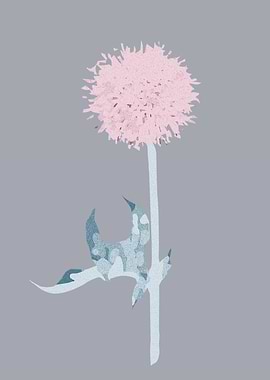 Vintage pink flowers