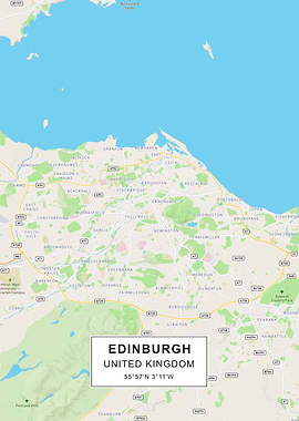 Edinburgh map