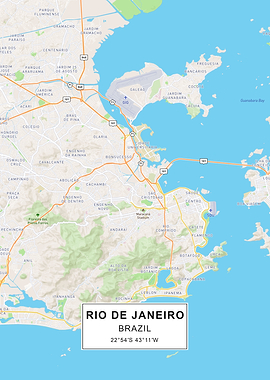 Rio de Janeiro map