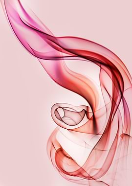 Smoke composition in red