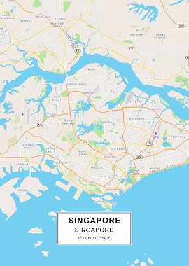 Singapore map