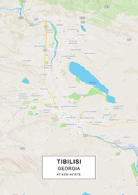 Tibilisi map