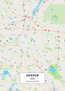 Denver map