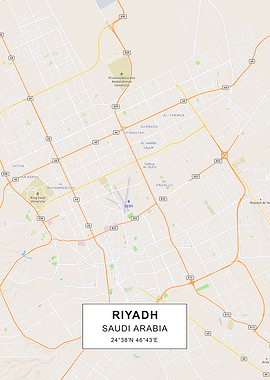 Riyadh map