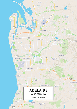 Adelaide map