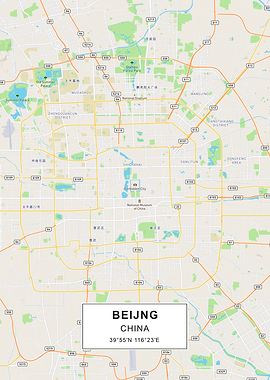 Beijing map