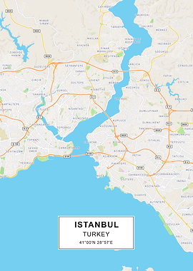 Istanbul map