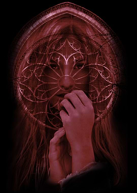 Girl & Gothic Rosette III