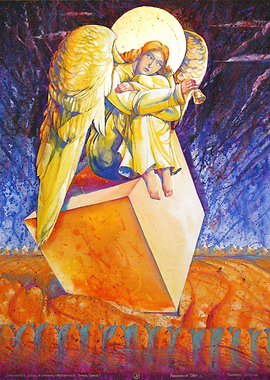 «SAD ANGEL, IN THE DESERT,