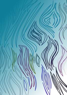 Zebra blue wint. lines