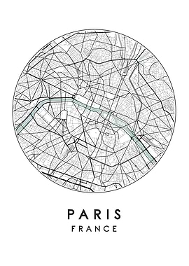 Paris City Map