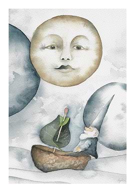 Mysterious Moon & Gnome #1