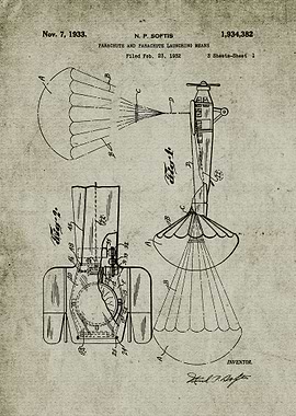 Parachute Apparatus-Patent