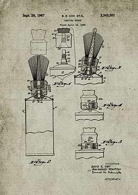 1965 Shaving Brush -Patent