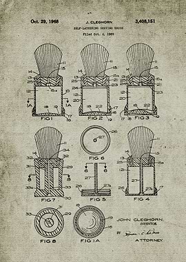 1965 Shaving Brush -Patent