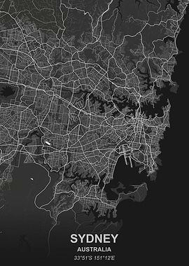 Sydney city map