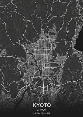 Kyoto city map