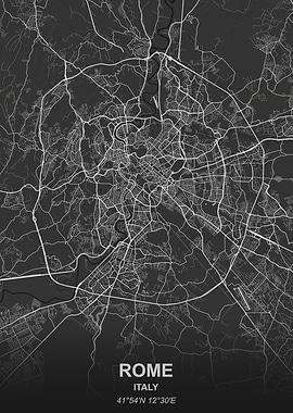 Rome city map