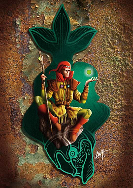 A wizard in the darkness