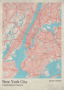 New York City city map