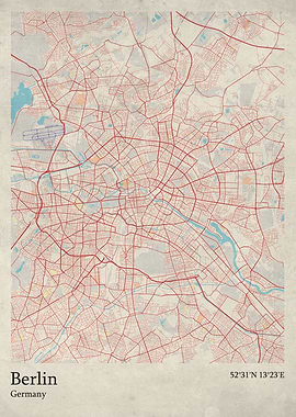 Berlin city map