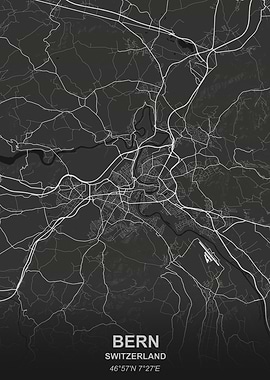 Bern city map