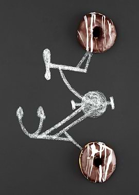 Bike with Doughnut Wheels