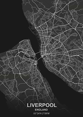 Liverpool city map