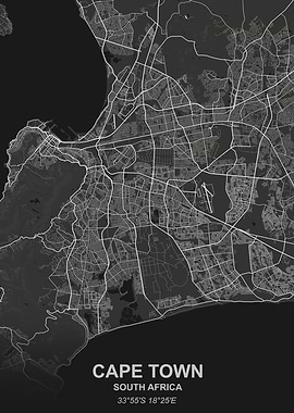 Cape Town city map